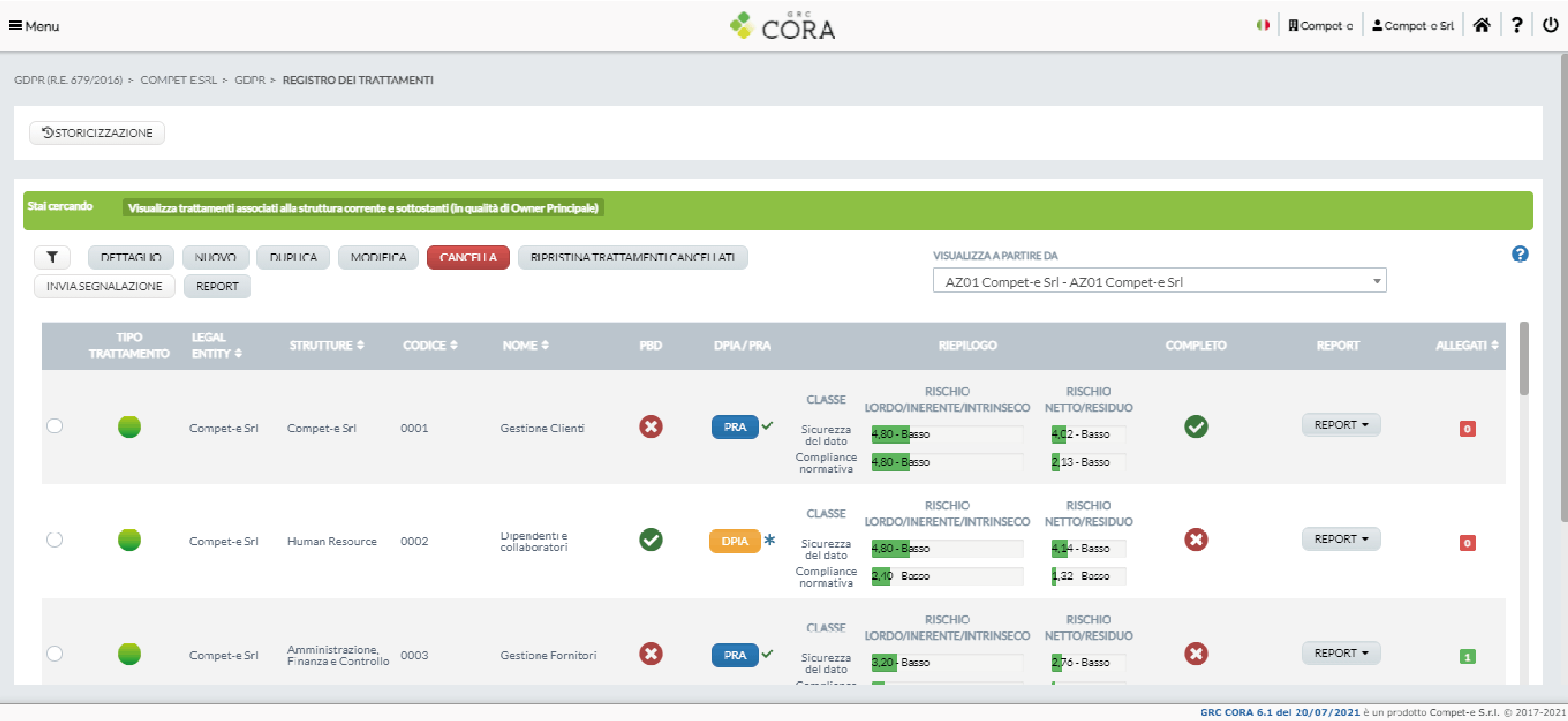 GRC CORA Screenshot 3