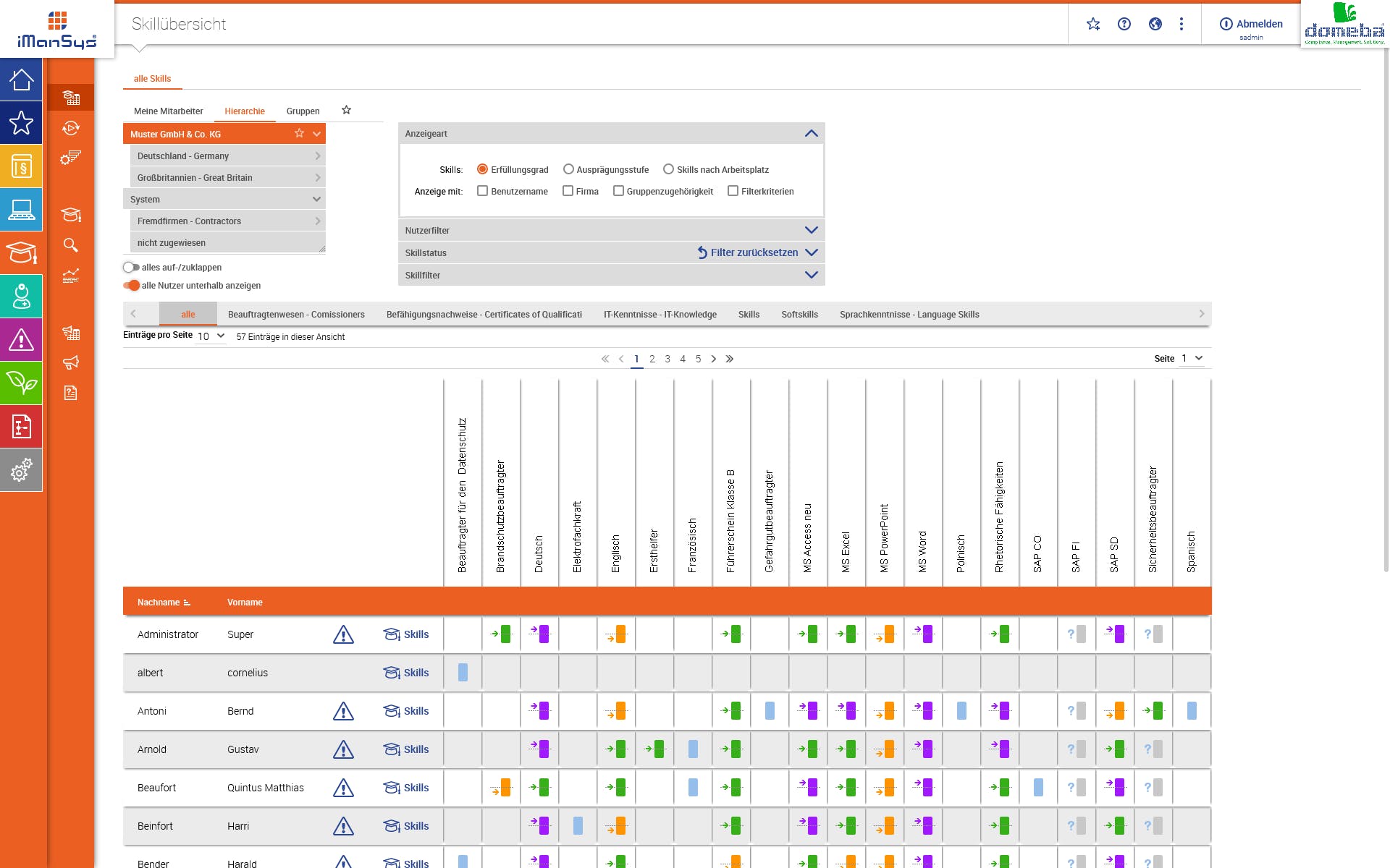 iManSys Screenshot 3