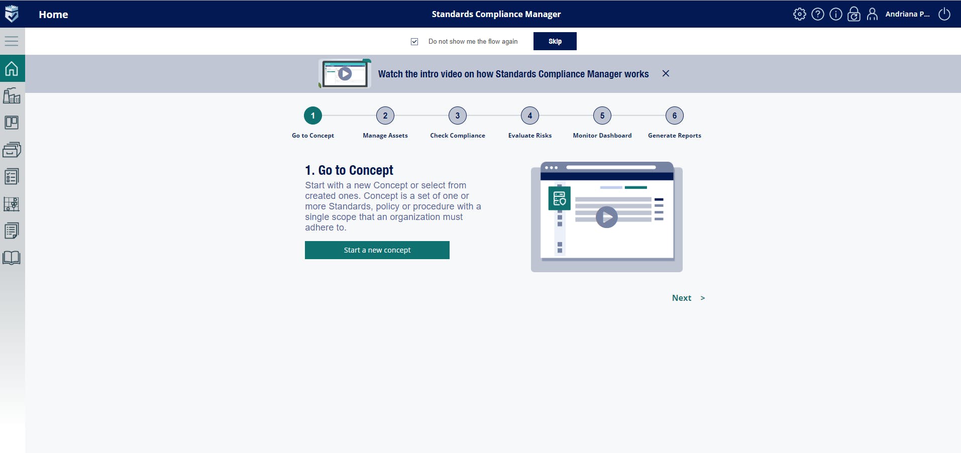 Compliance Aspekte Screenshot 1