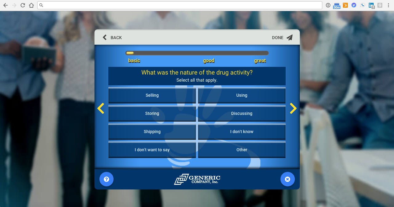 Intelligent Intake App Screenshot 2