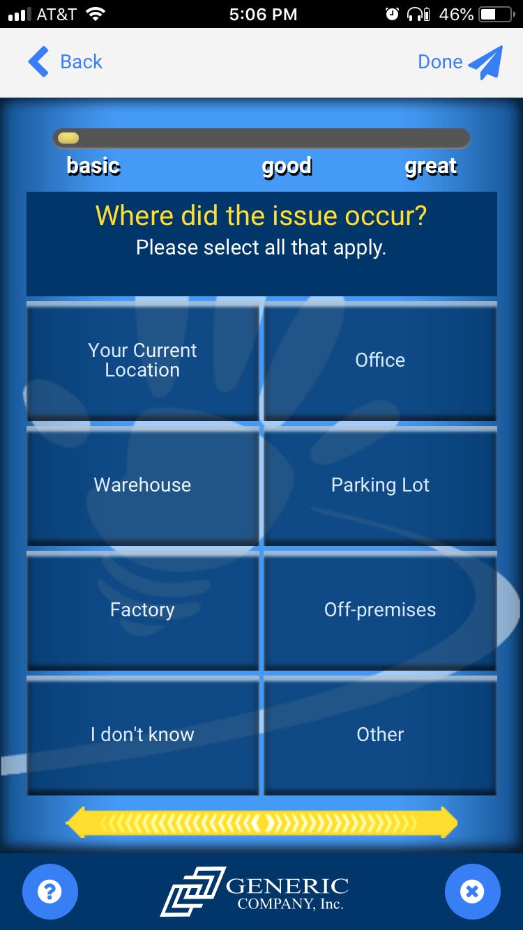 Intelligent Intake App Screenshot 3