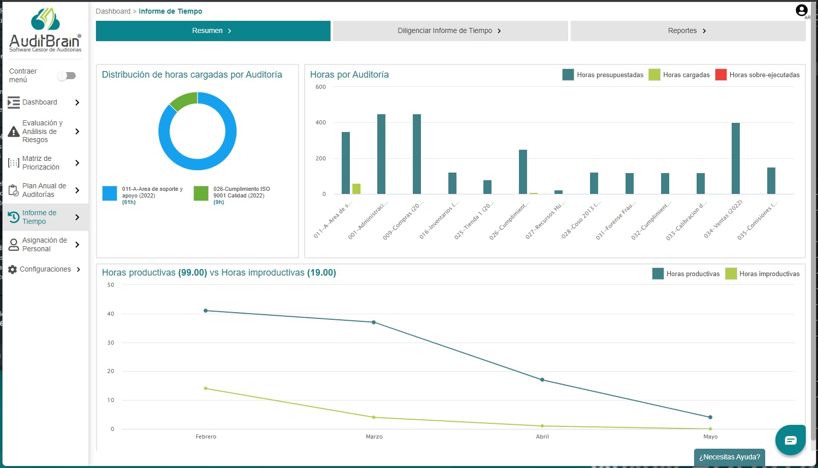 AuditBrain Internal Screenshot 5