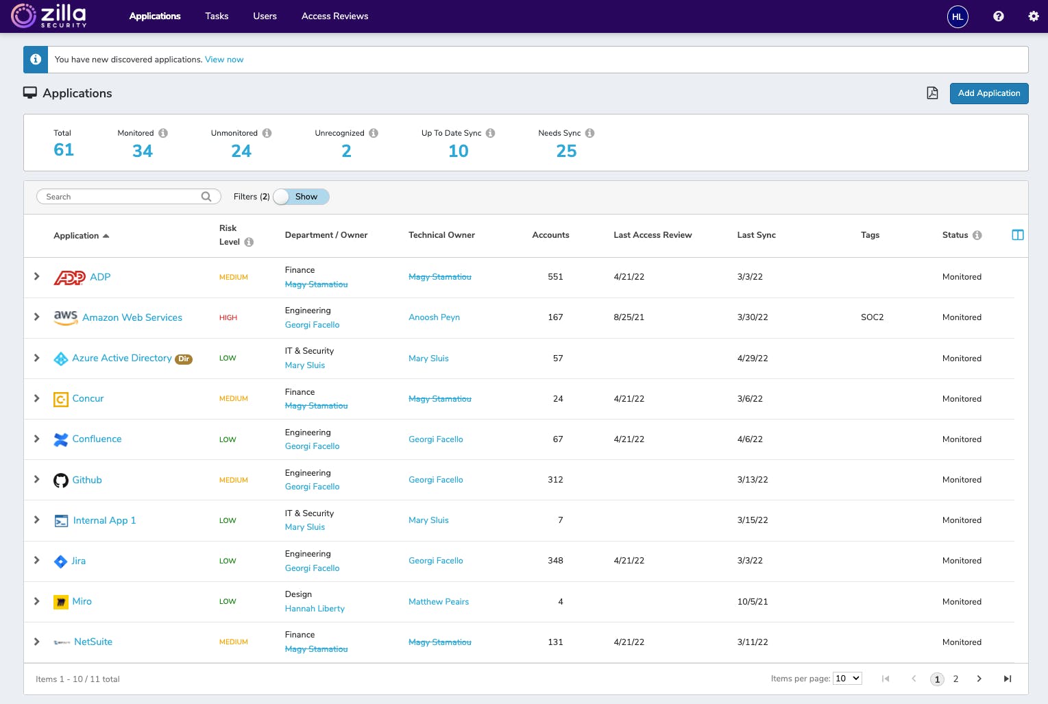 Zilla Security Screenshot 1