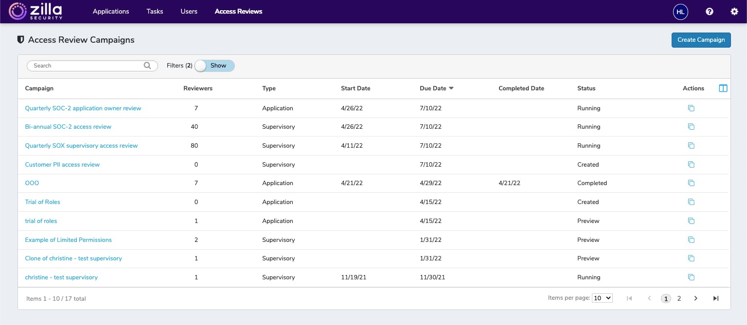 Zilla Security Screenshot 4