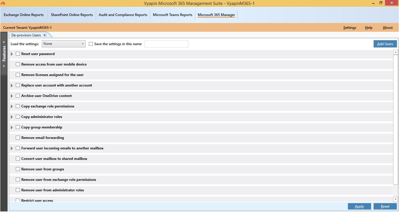 Microsoft 365 Manager Screenshot 1