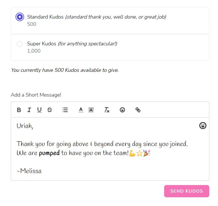 PerkSweet Screenshot 2