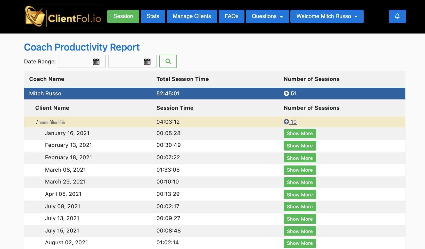 ClientFol.io Screenshot 4