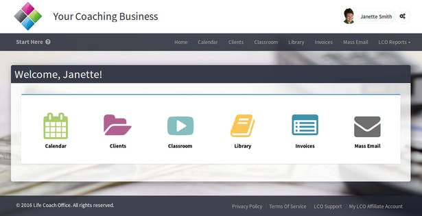Life Coach Office Screenshot 1