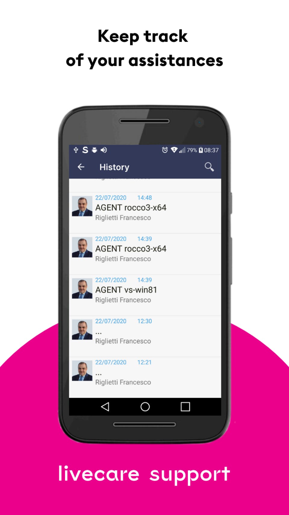 Livecare Support Screenshot 4