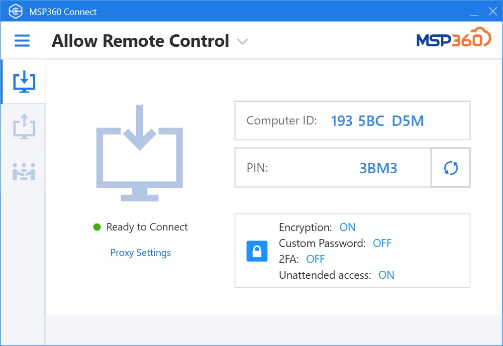 MSP360 Connect Screenshot 1