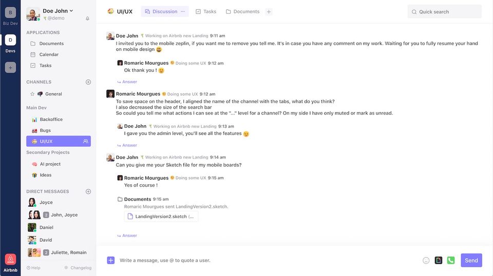 Twake Screenshot 1