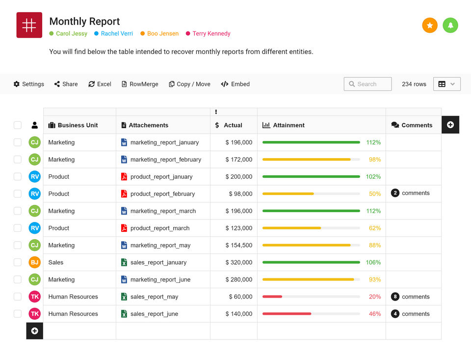 RowShare Screenshot 1