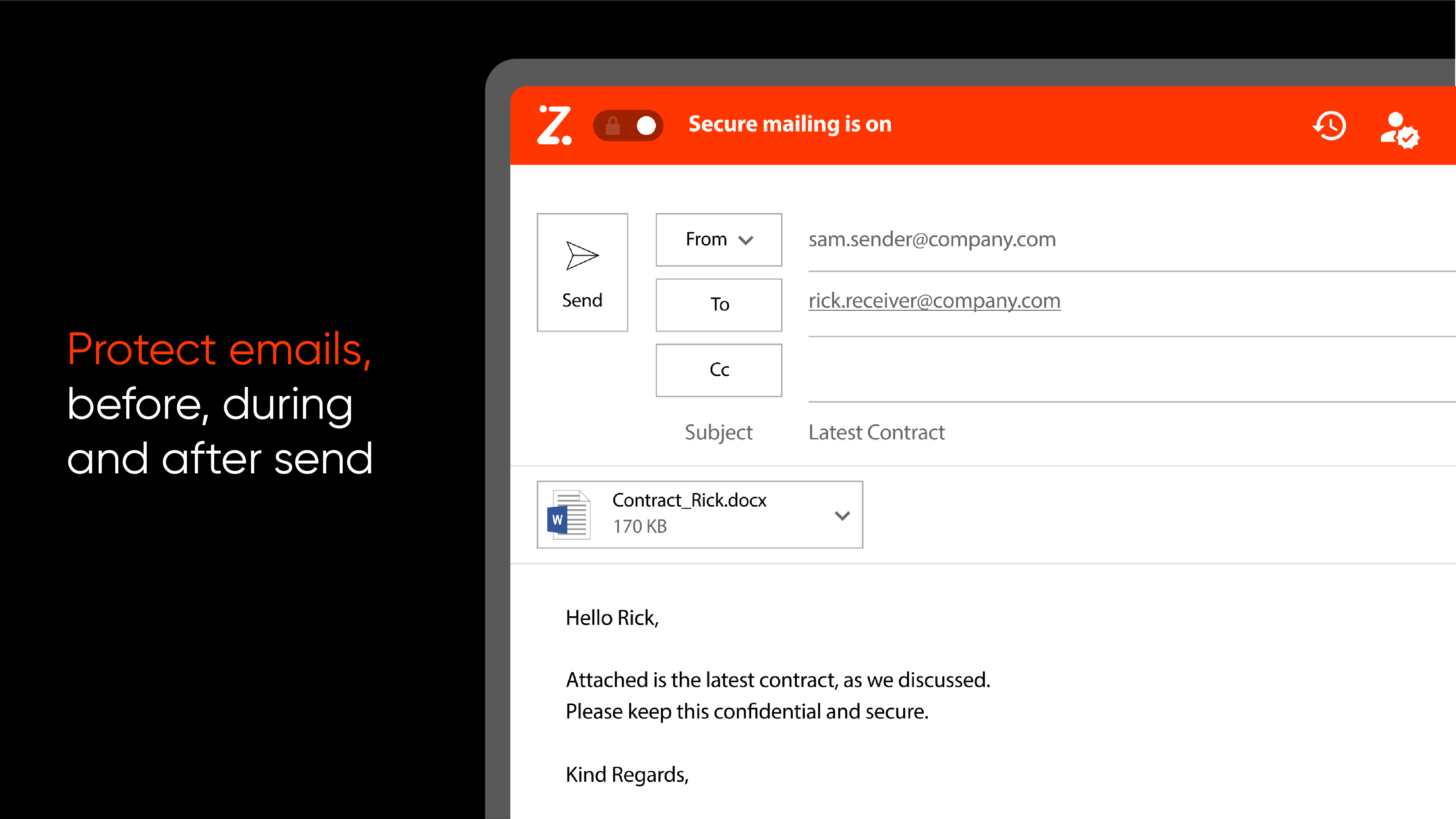 Zivver Screenshot 1