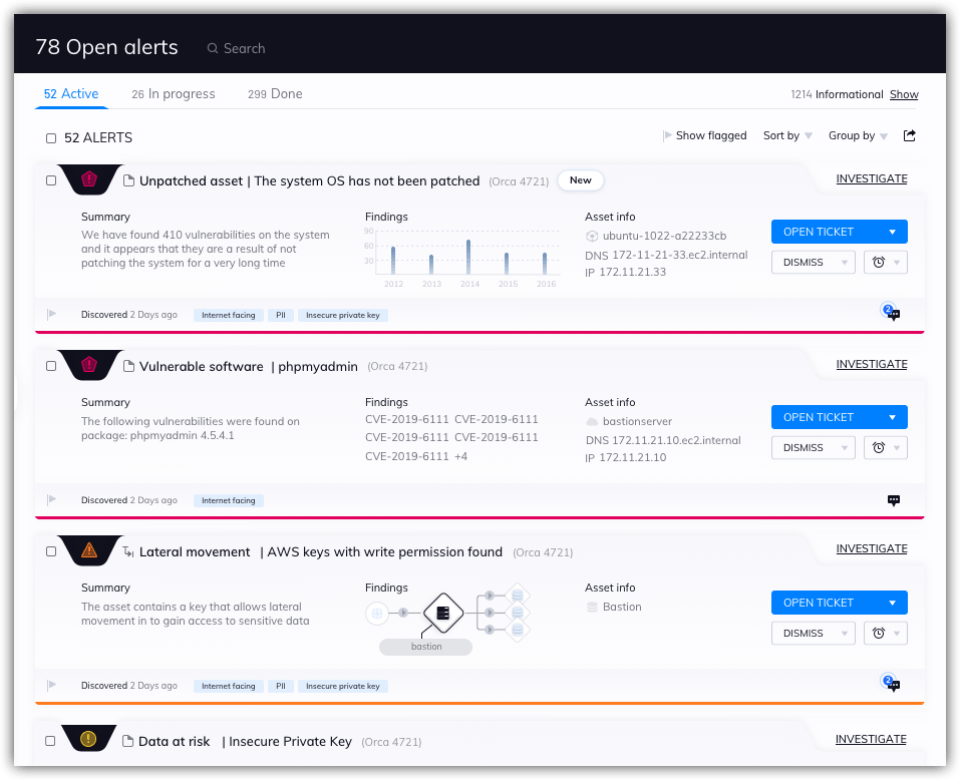 Orca Security Screenshot 2