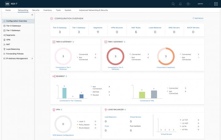 VMware NSX Screenshot 1
