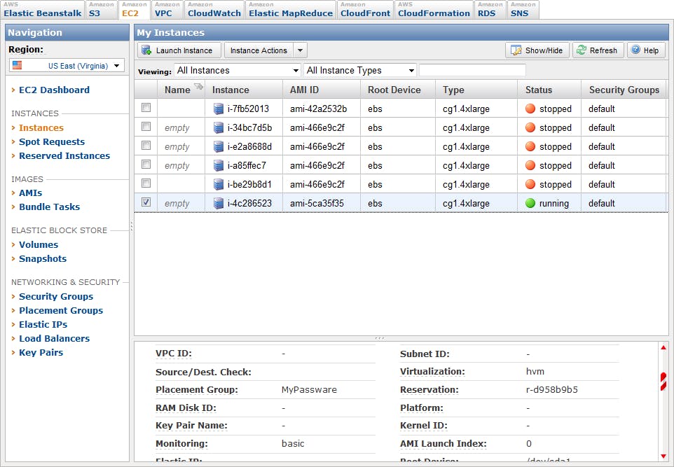 Amazon EC2 Screenshot 2