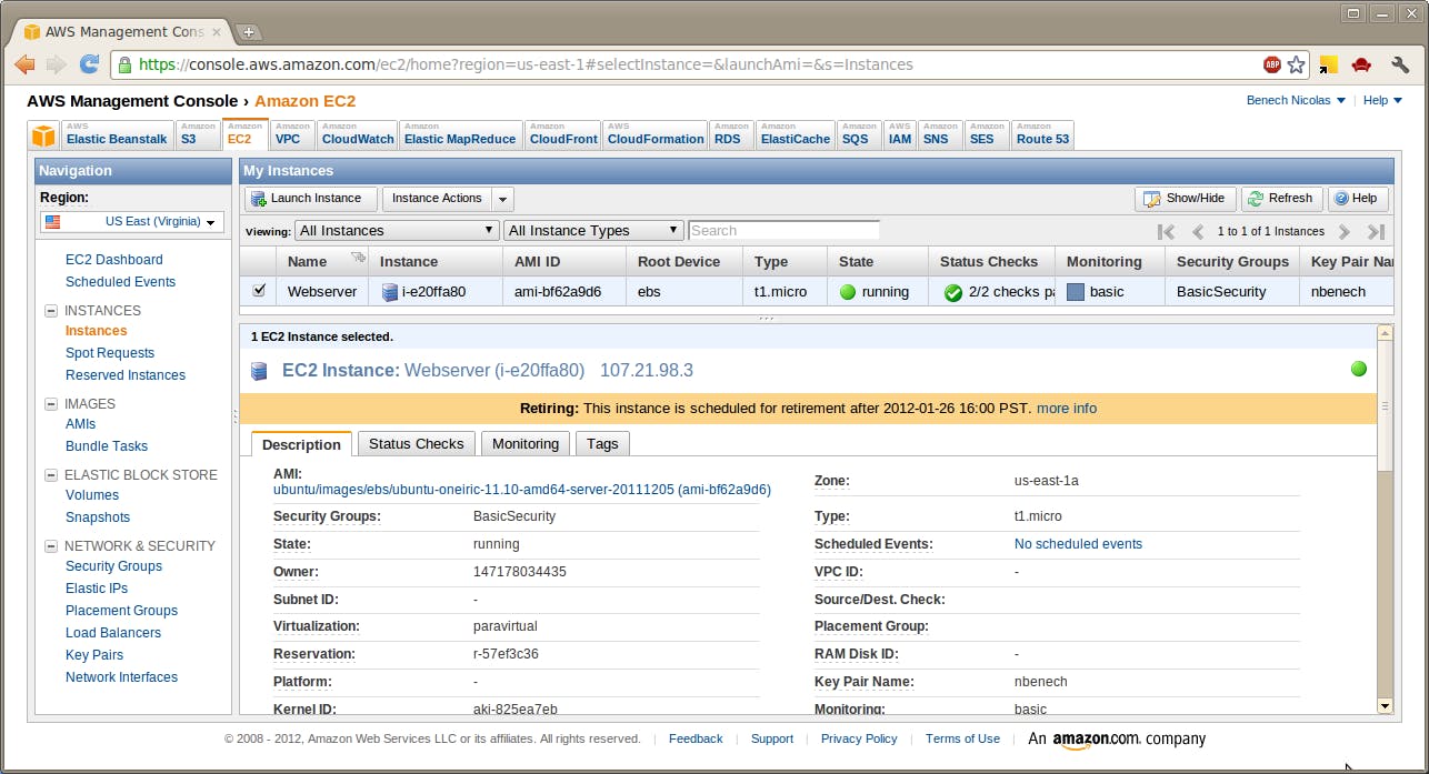 Amazon EC2 Screenshot 4