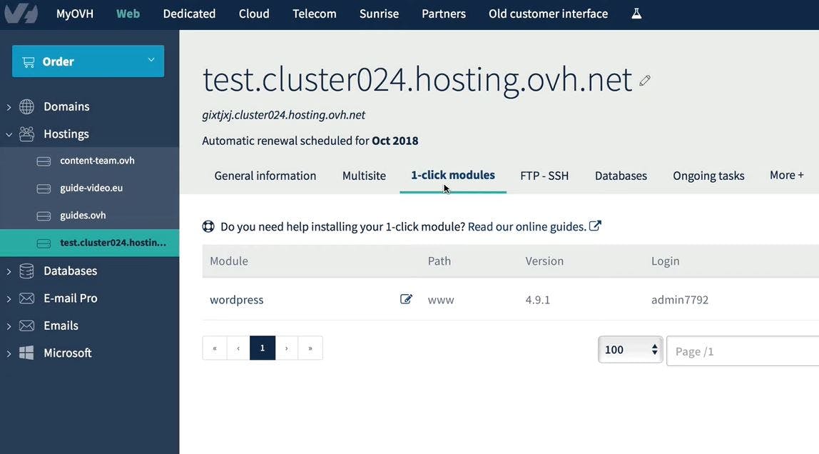 OVHcloud Screenshot 1