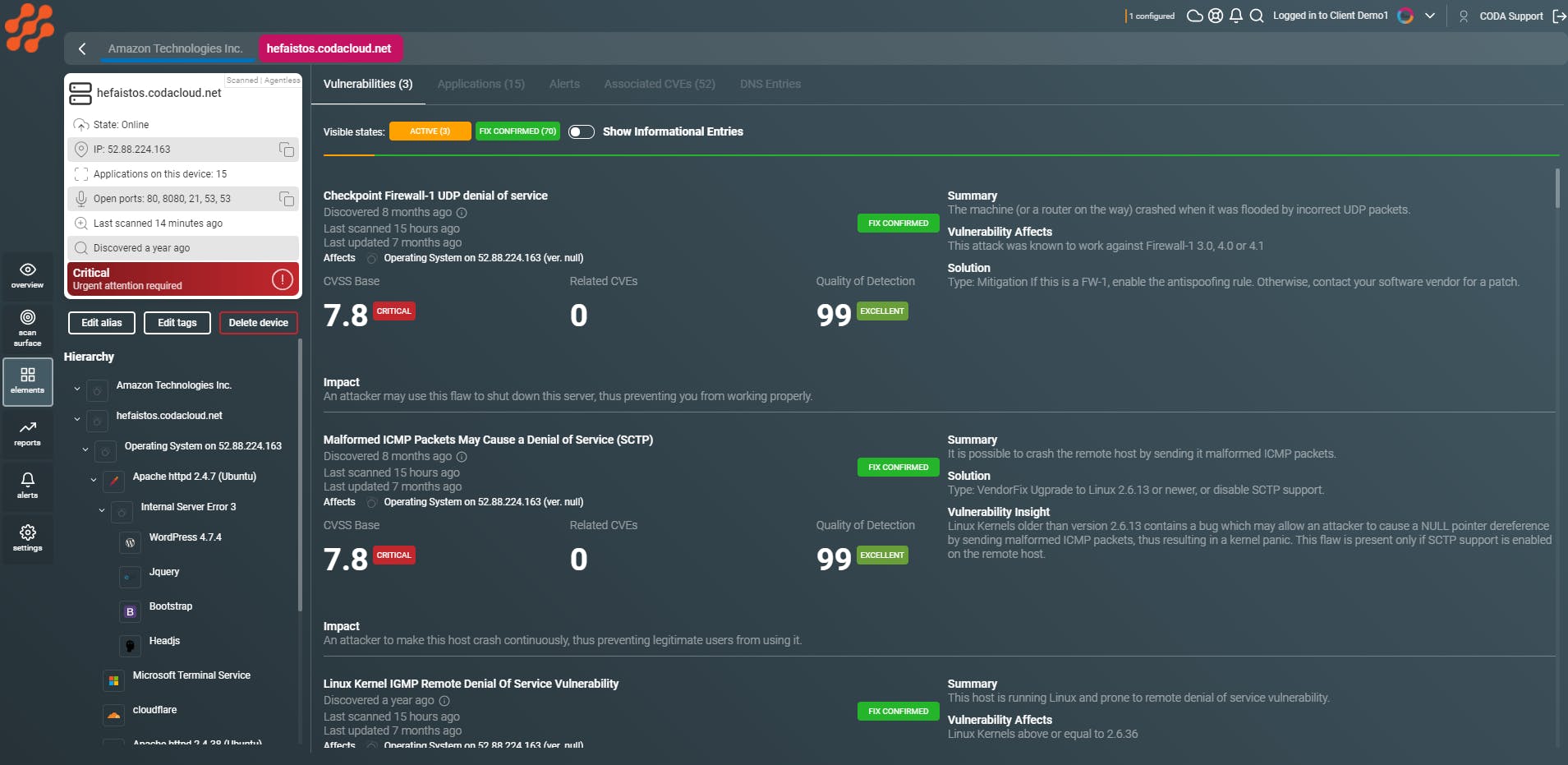 CODA Footprint Screenshot 2