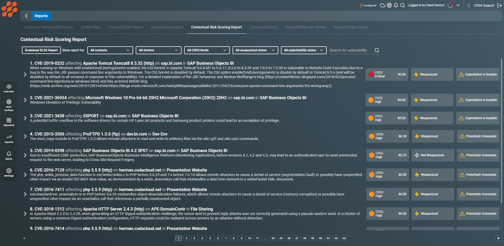 CODA Footprint Screenshot 4