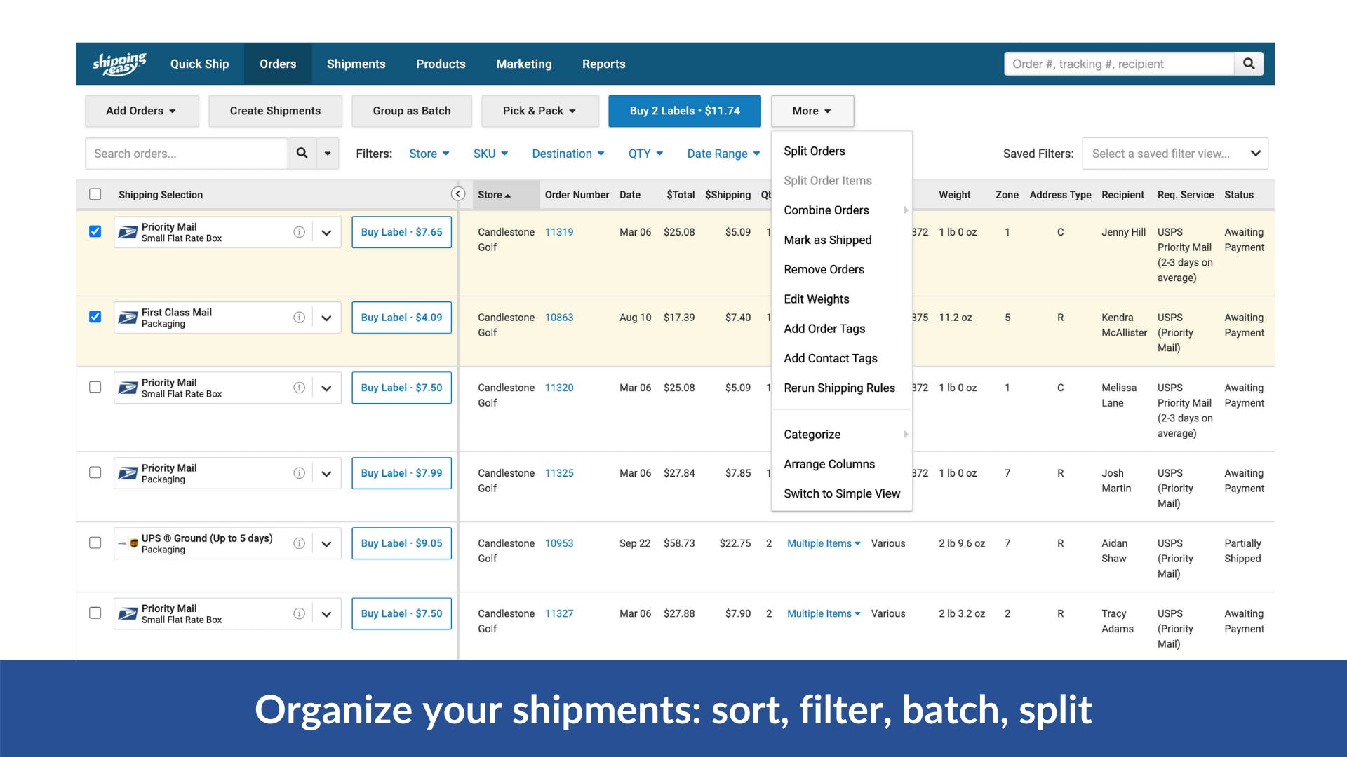 ShippingEasy Screenshot 1