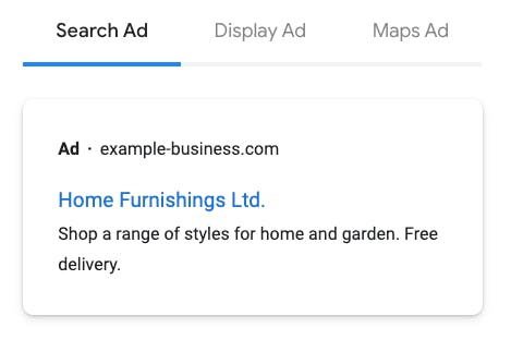 Google Ads Screenshot 2