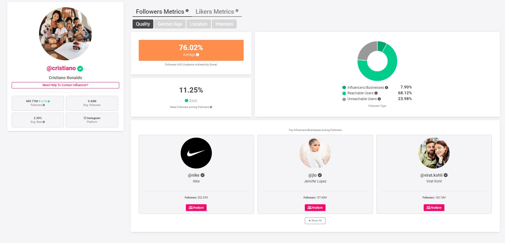 Click Analytic Screenshot 3