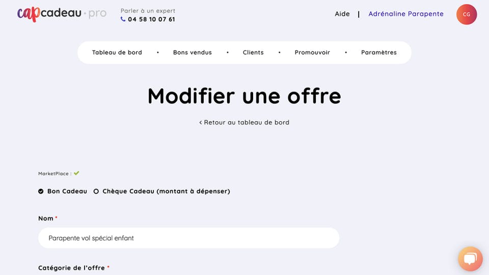 Cap cadeau Screenshot 2