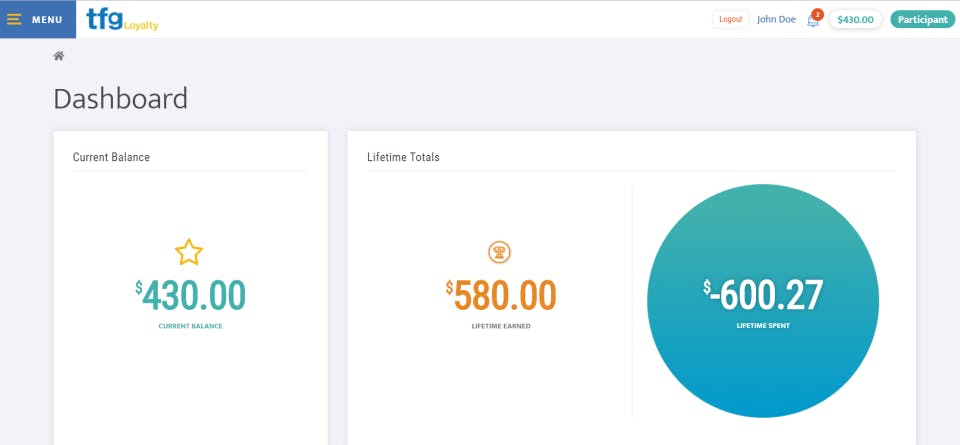 tfg Loyalty Screenshot 1