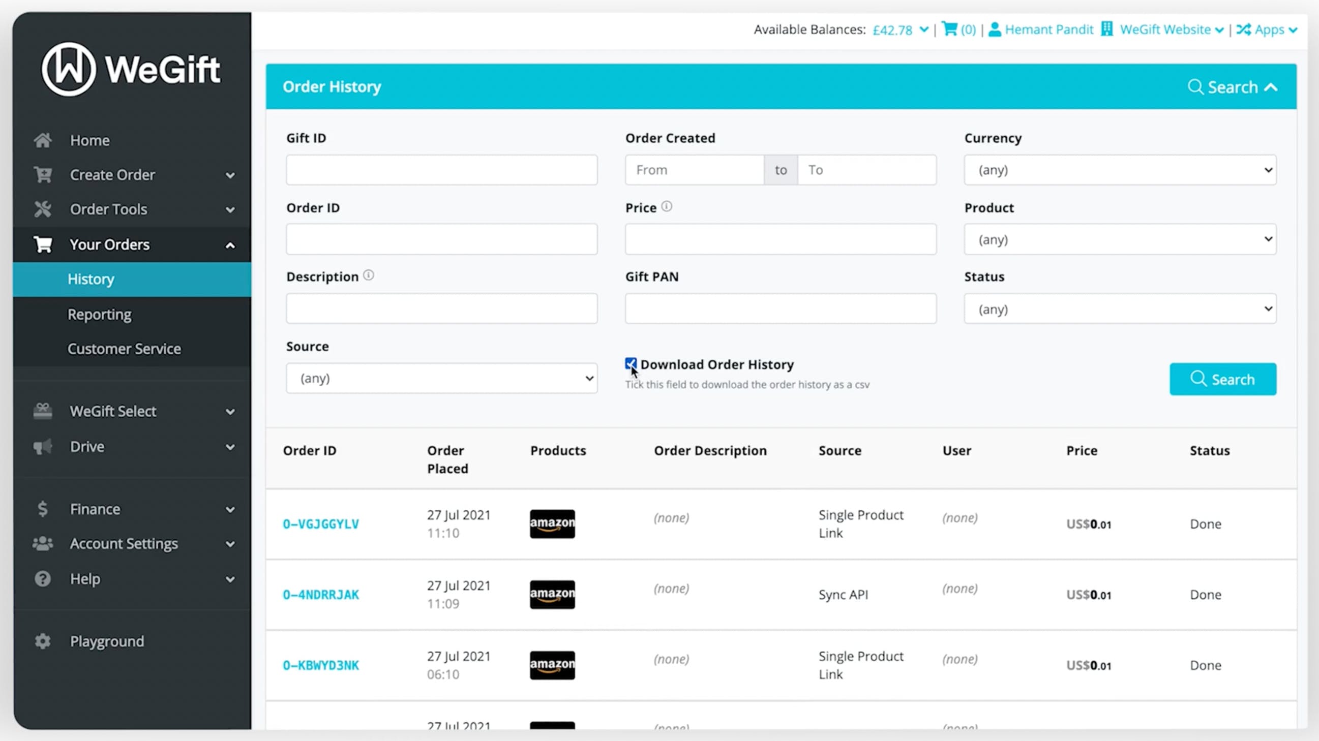WeGift Screenshot 3