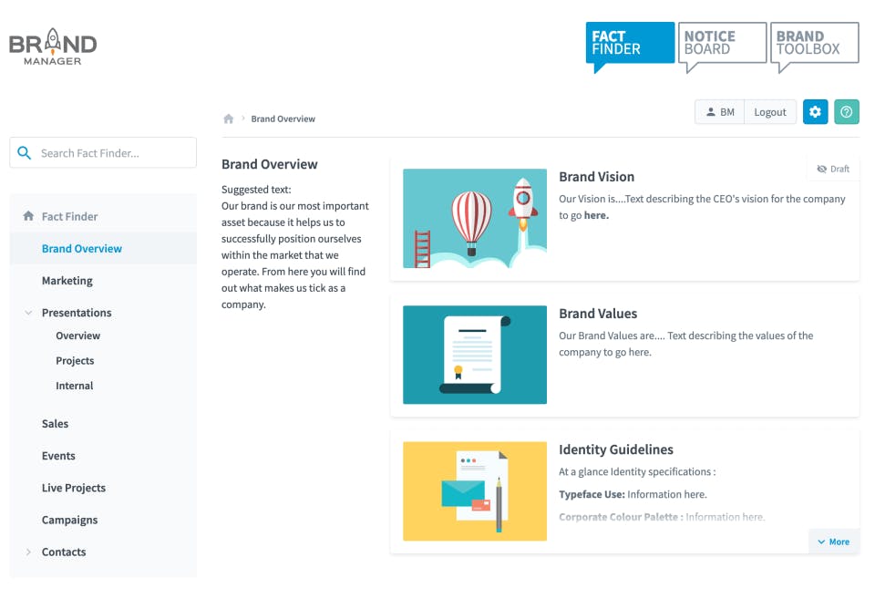 Brand Manager Screenshot 2