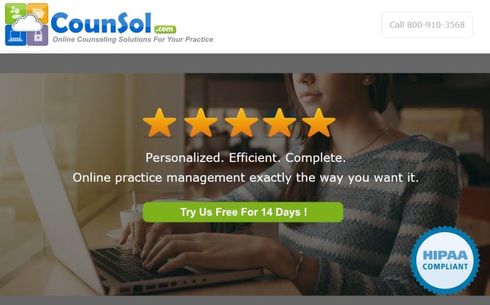 CounSol.com Screenshot 1