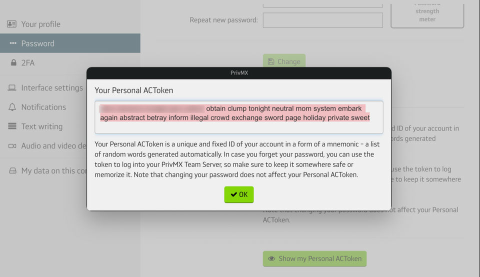 PrivMX Screenshot 2