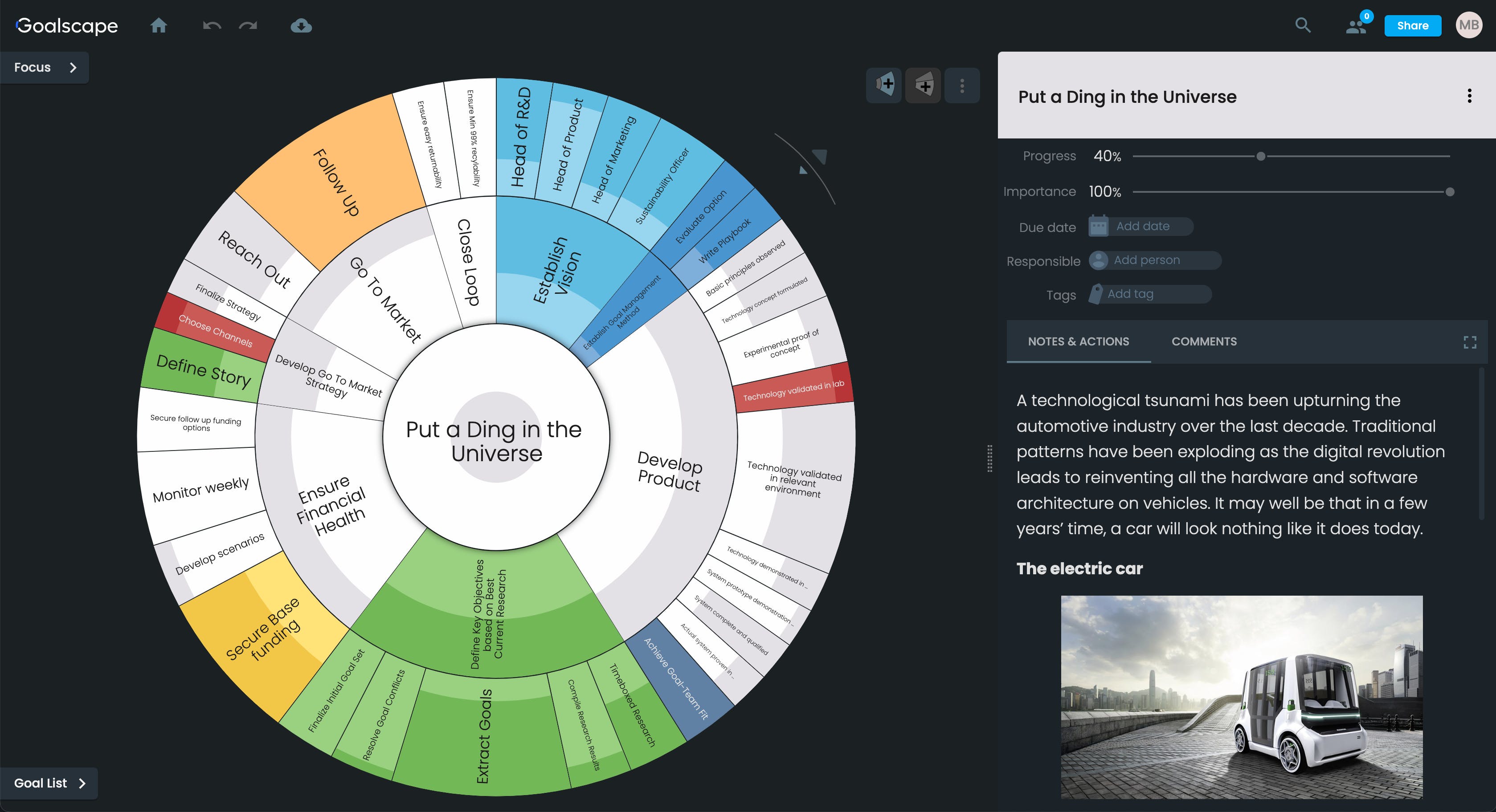 Goalscape Screenshot 1