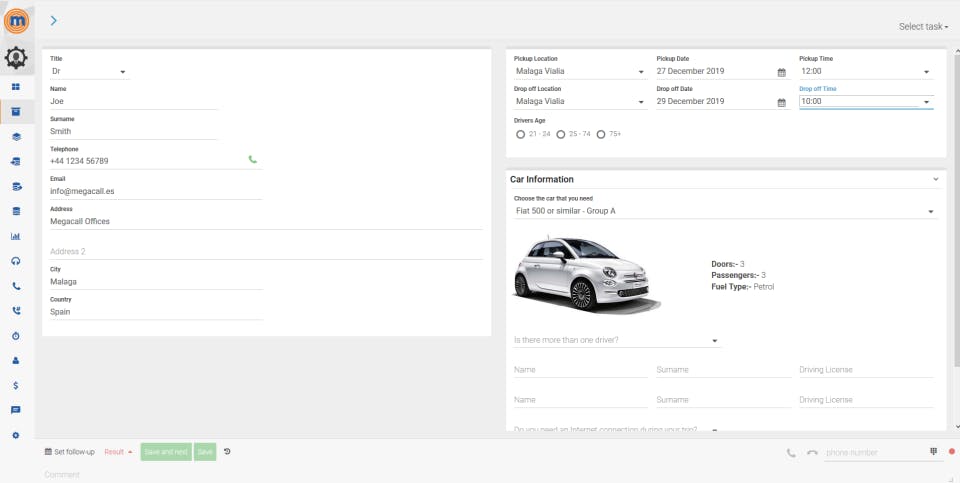 MegaDialer Screenshot 1