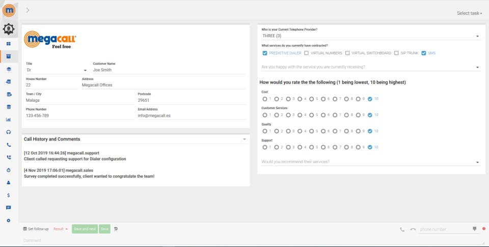 MegaDialer Screenshot 3