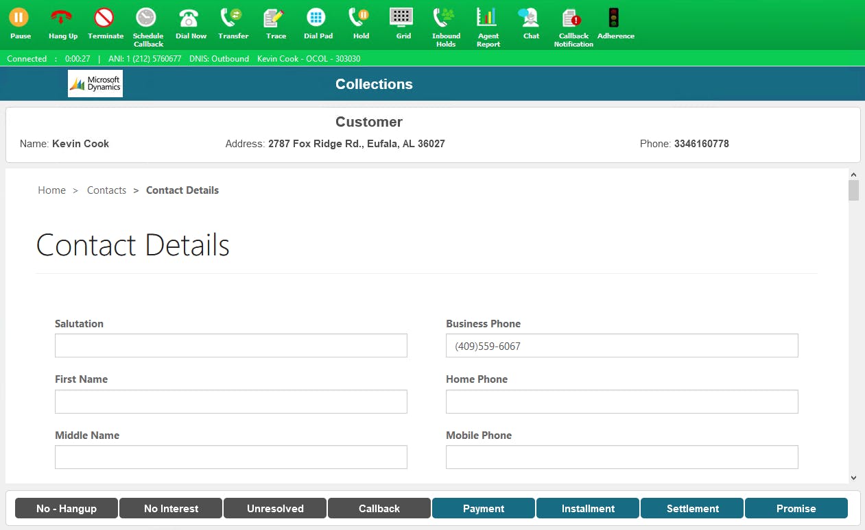Alvaria CX Suite Screenshot 3