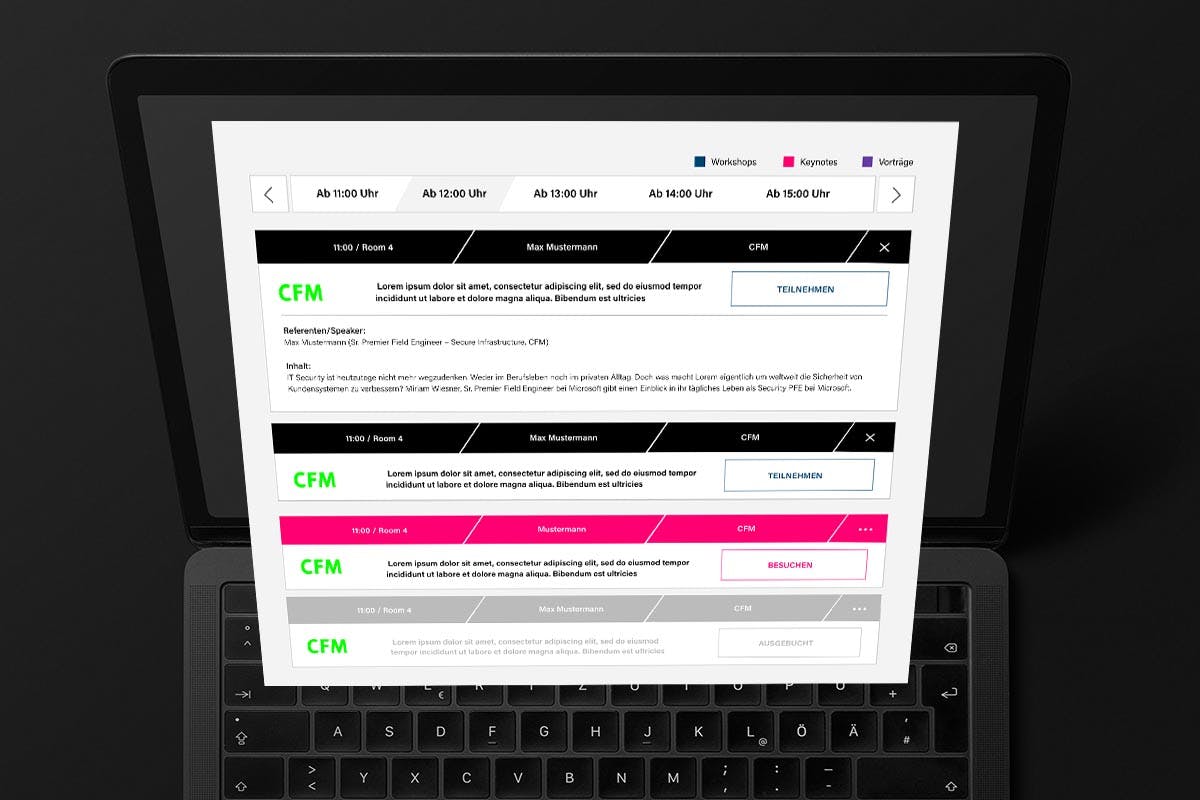 Connected Events Screenshot 2