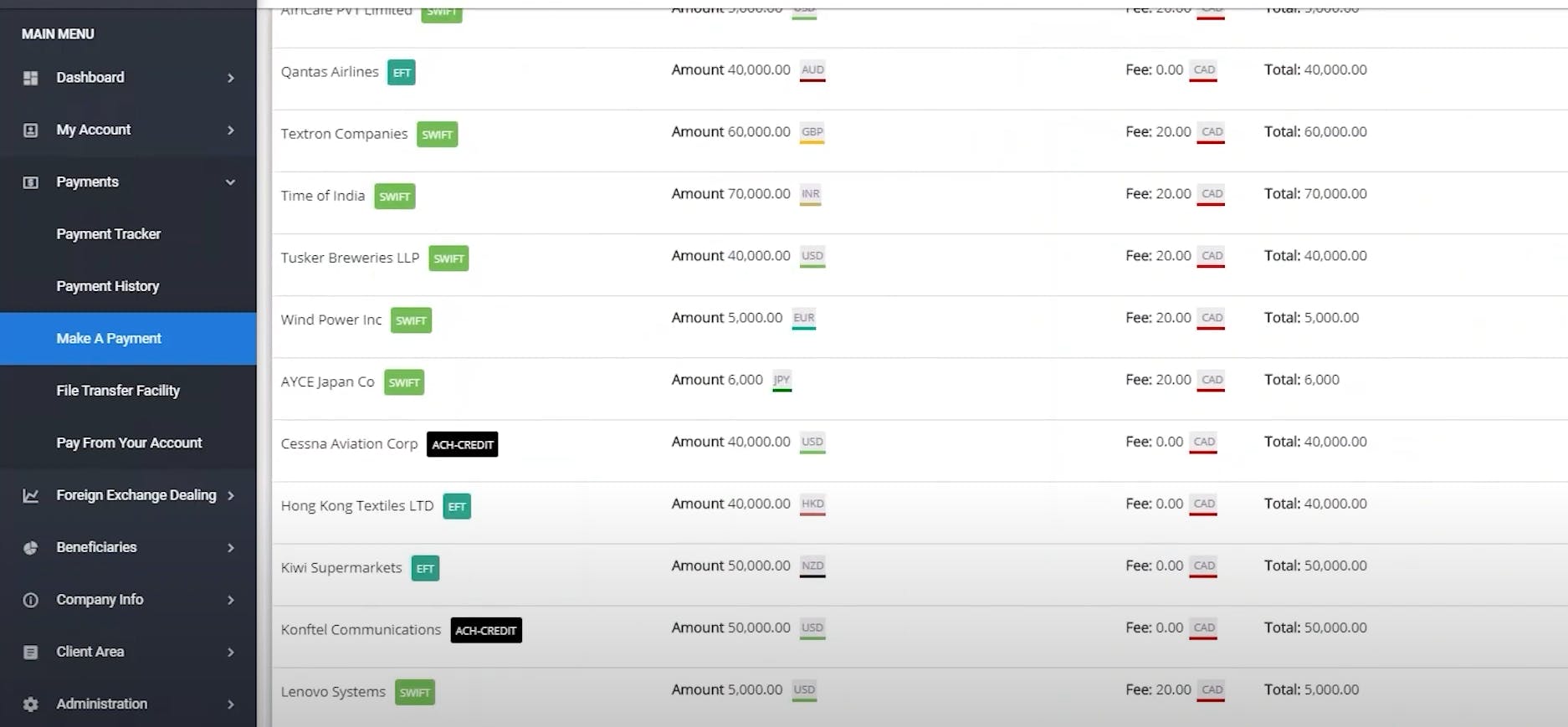 Datasoft FxOffice Screenshot 1