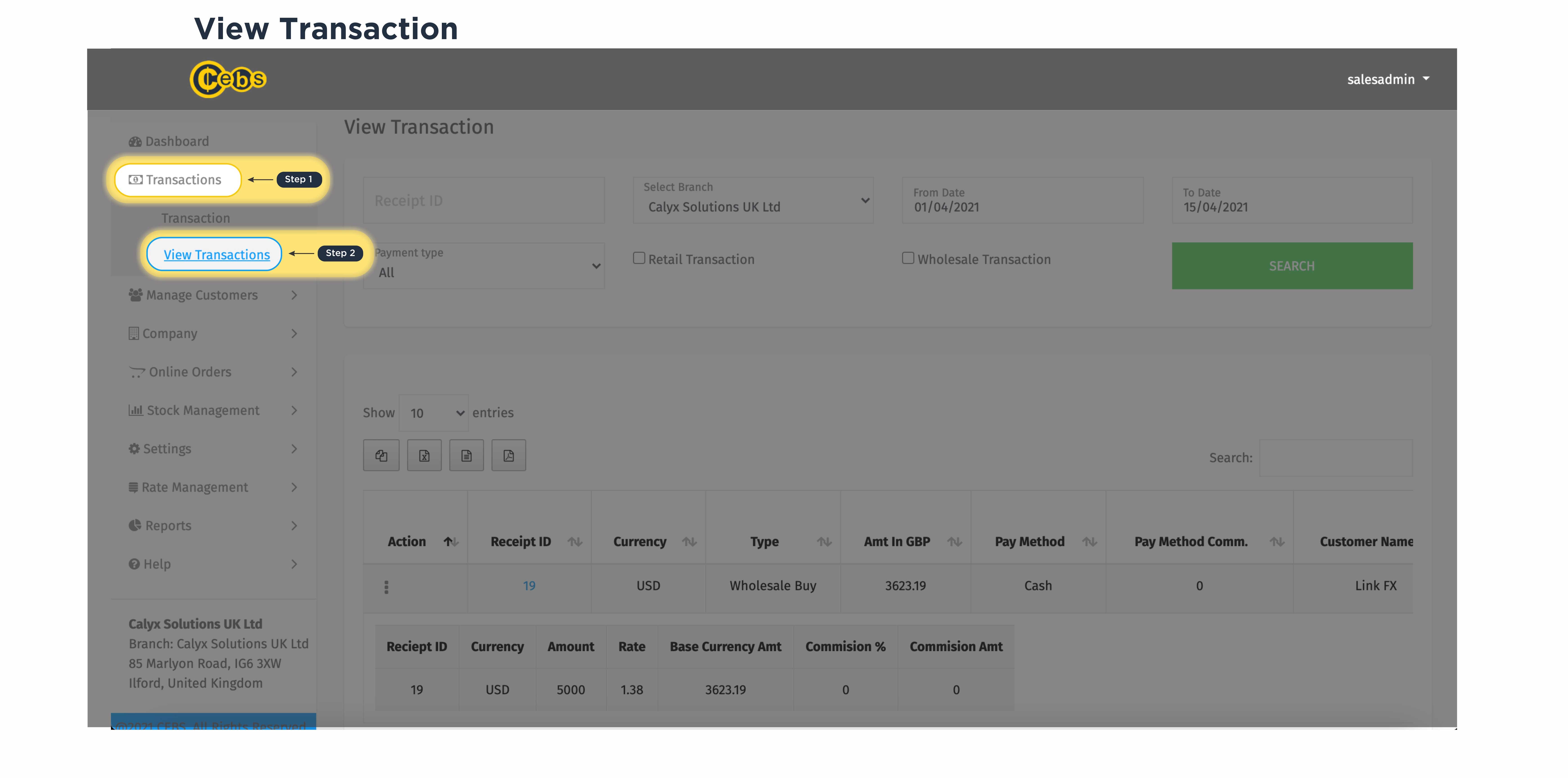 CEBS Screenshot 3
