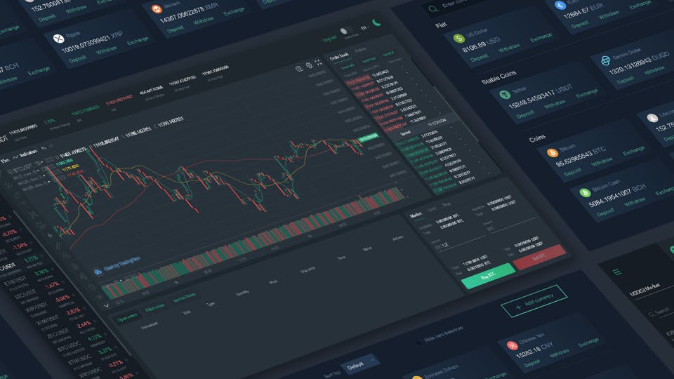 Cryptocurrency Exchange Turnkey Screenshot 1