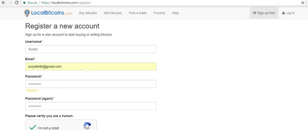 LocalBitcoins Screenshot 1