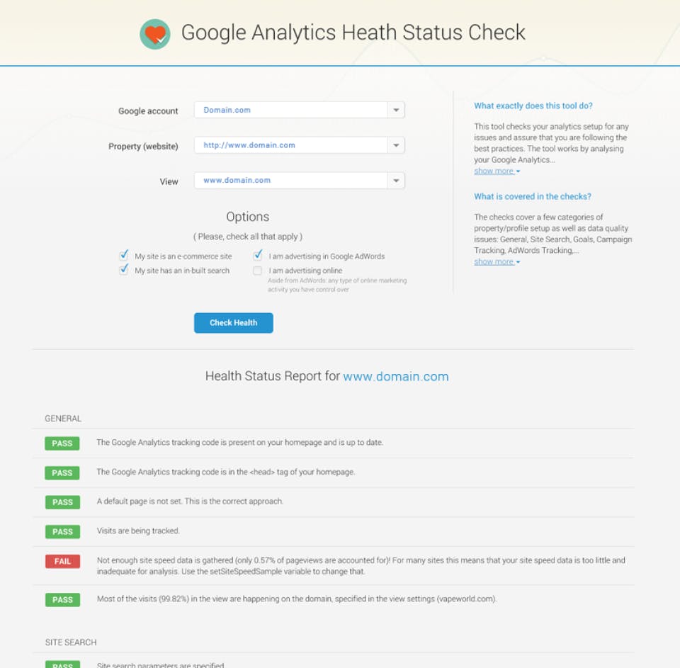 Analytics Toolkit Screenshot 2
