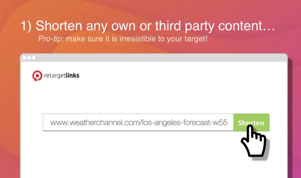 RetargetLinks  Screenshot 1