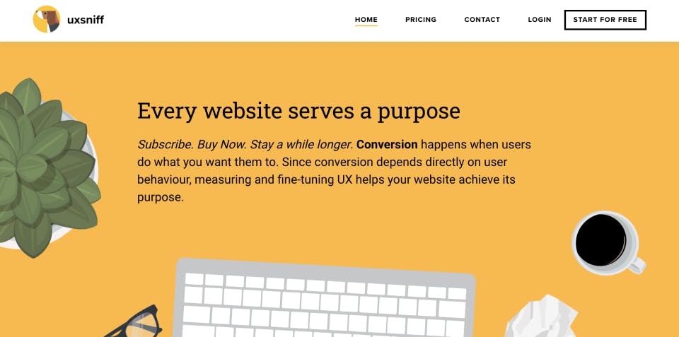 UX Sniff Screenshot 2