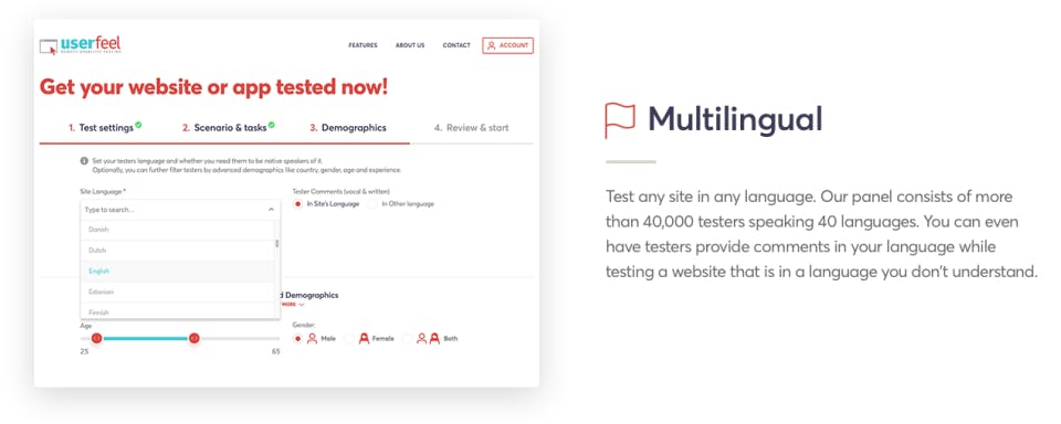 Userfeel Screenshot 1