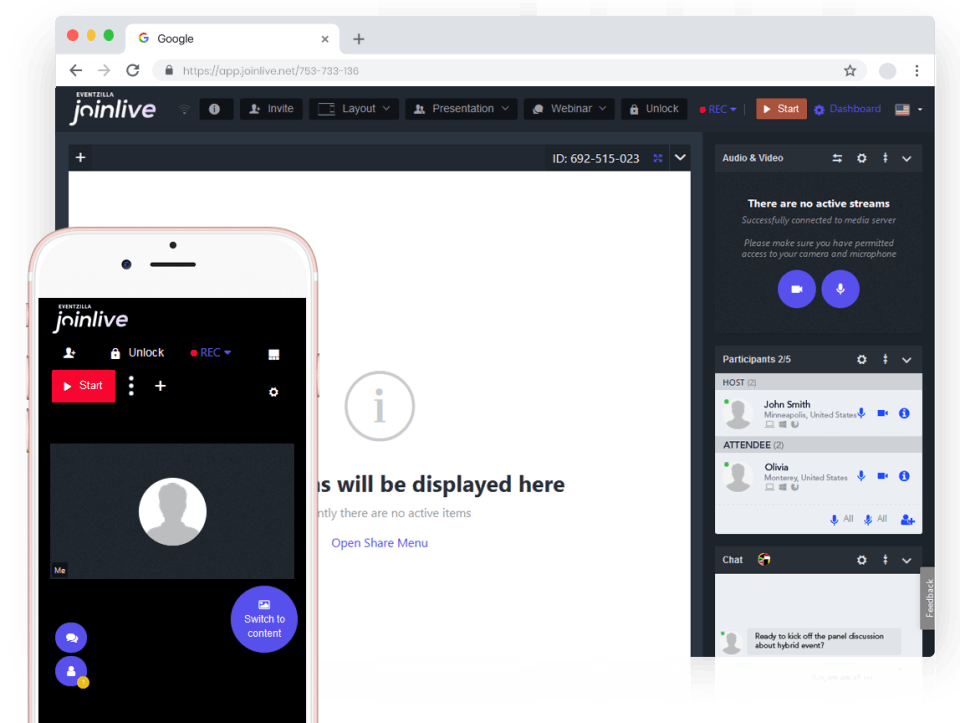 JoinLive Screenshot 2