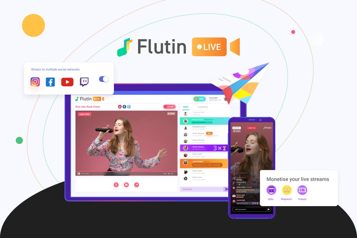 Flutin Live Screenshot 1