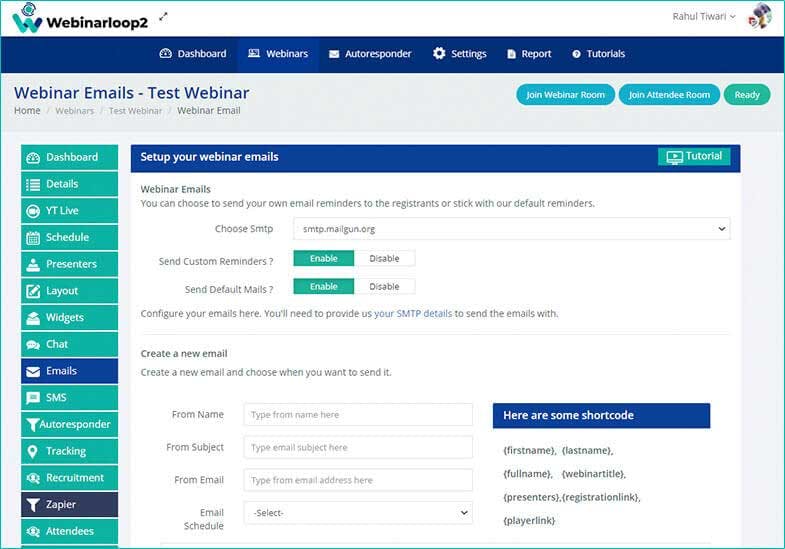Webinarloop Screenshot 2