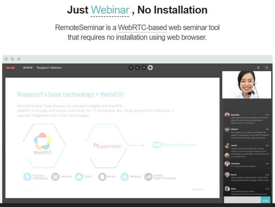RemoteSeminar Screenshot 1